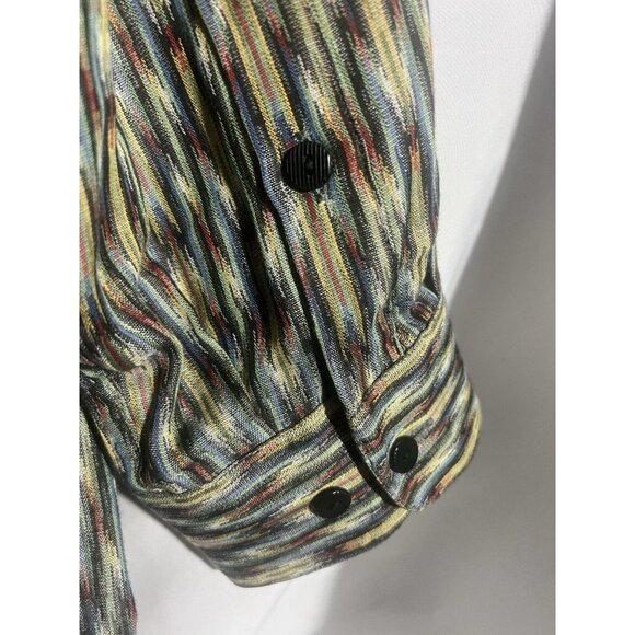 Vtg Jhane Barnes Men's Shirt L Woven in Japan Long Sleeve Cotton Button Down M20 - Picture 5 of 7